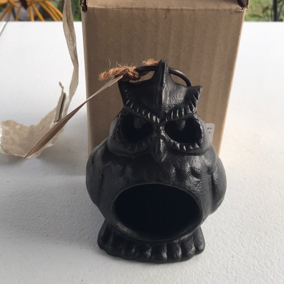 Pottery barn barn owl votive holder